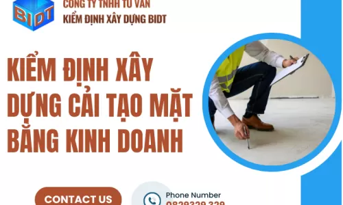 Kiểm định xây dựng cải tạo mặt bằng kinh doanh